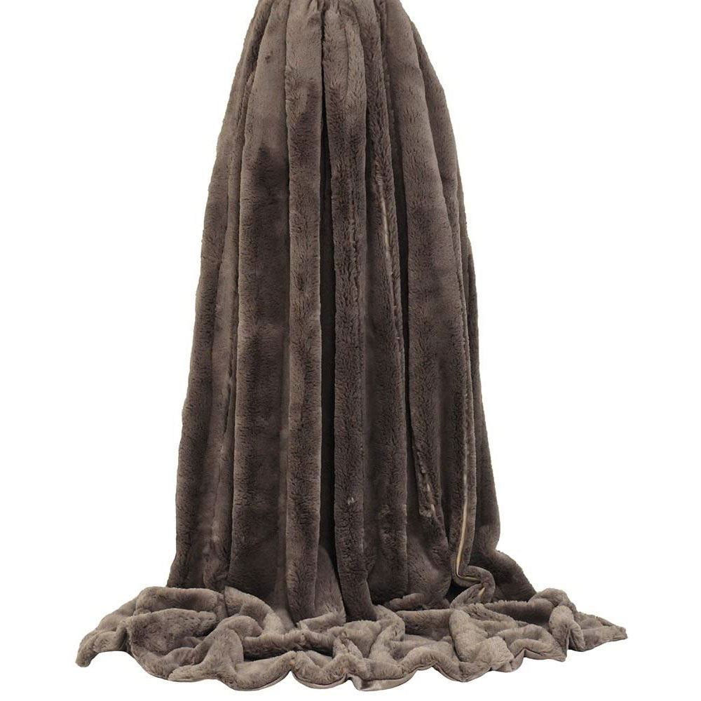 Paoletti Empress Super Soft Faux Fur Throw