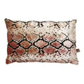 Scatter Box Viper Snake Print Feather Filled Cushion