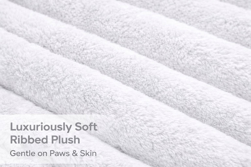 Night Zone Super Soft Plush Cord Sofa Pet Bed