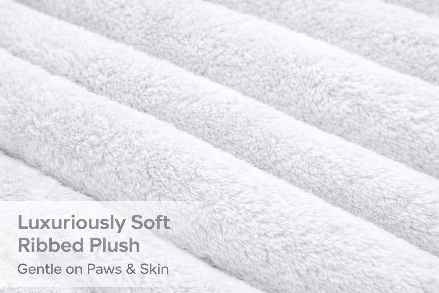 Night Zone Super Soft Plush Cord Sofa Pet Bed