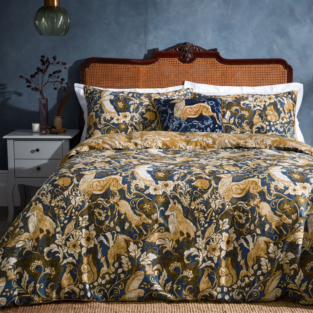 Paoletti Harewood 100% Cotton 200 Thread Count Duvet Cover Set