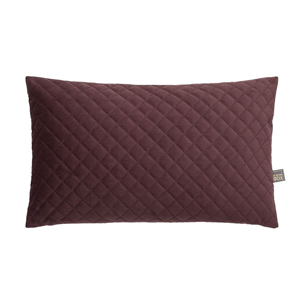 Scatter Box Erin Diamond Geometric Quilted Feather Filled Cushion
