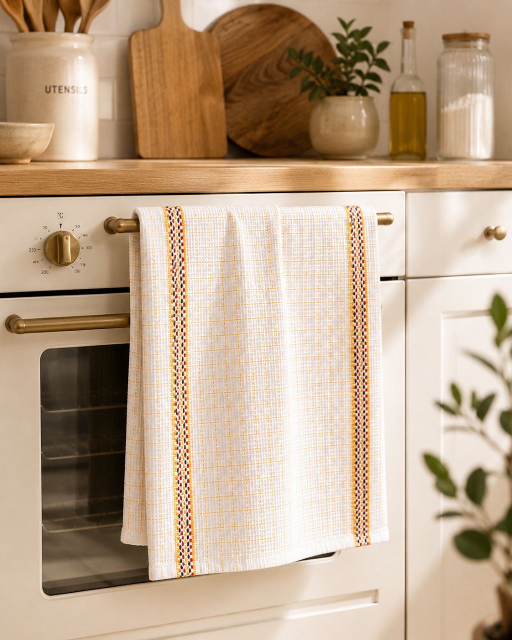Night Zone Pack of 2 Hawai Tea Towels 100% Cotton