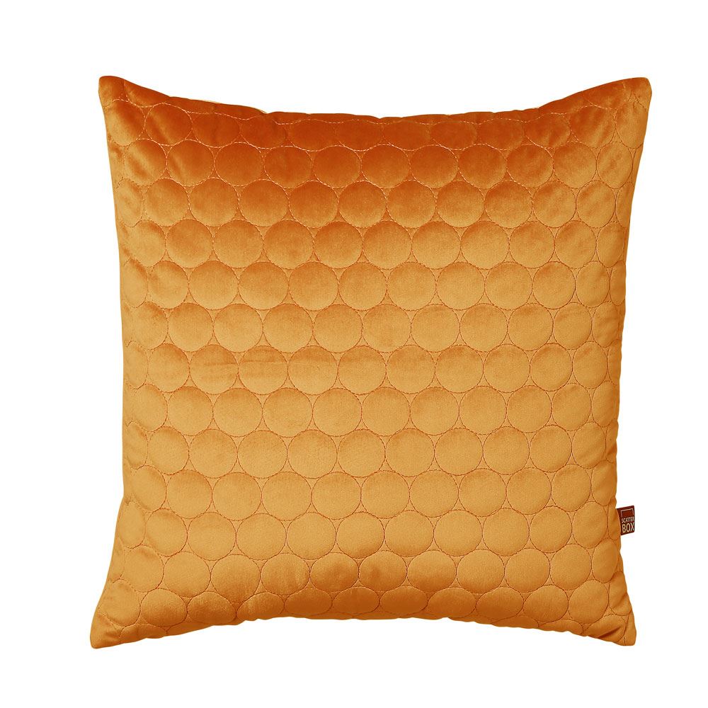 Scatter Box Halo Embroidered Velour Feather Filled Cushion