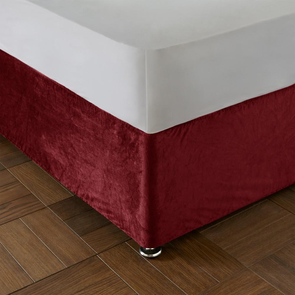 Catherine Lansfield Kingsley Matt Velvet Divan Base Wrap