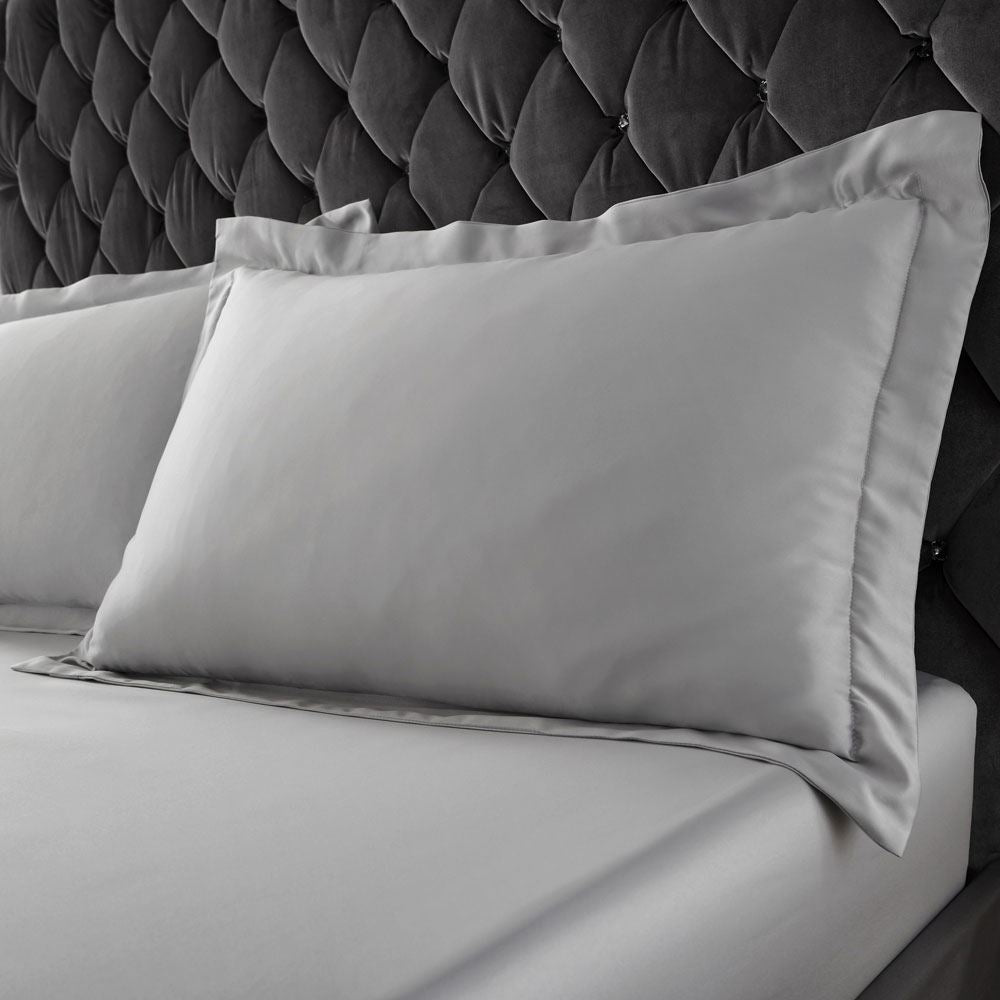 Catherine Lansfield Silky Soft Satin Oxford Pillow Cases