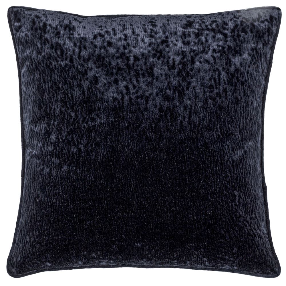 Paoletti Ripple Luxurious Plush Velvet Piped Edge Cushion Cover