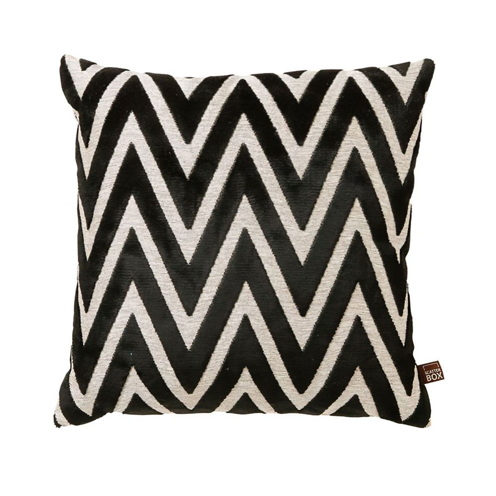 Scatter Box Bowie Cut Velvet Feather Filled Cushion