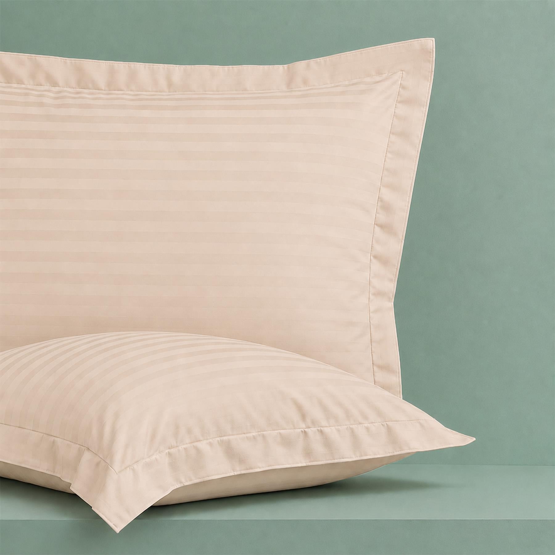 Night Zone Satin Stripe 100% Cotton 250 Thread Count Oxford Pillow Case