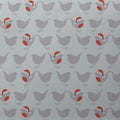 Fusion Christmas Geo Robin Easy Care Reversible Duvet Cover Set