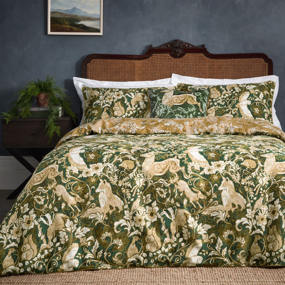 Paoletti Harewood 100% Cotton 200 Thread Count Duvet Cover Set