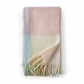 Catherine Lansfield Faux Mohair Check Super Soft Fringed Throw