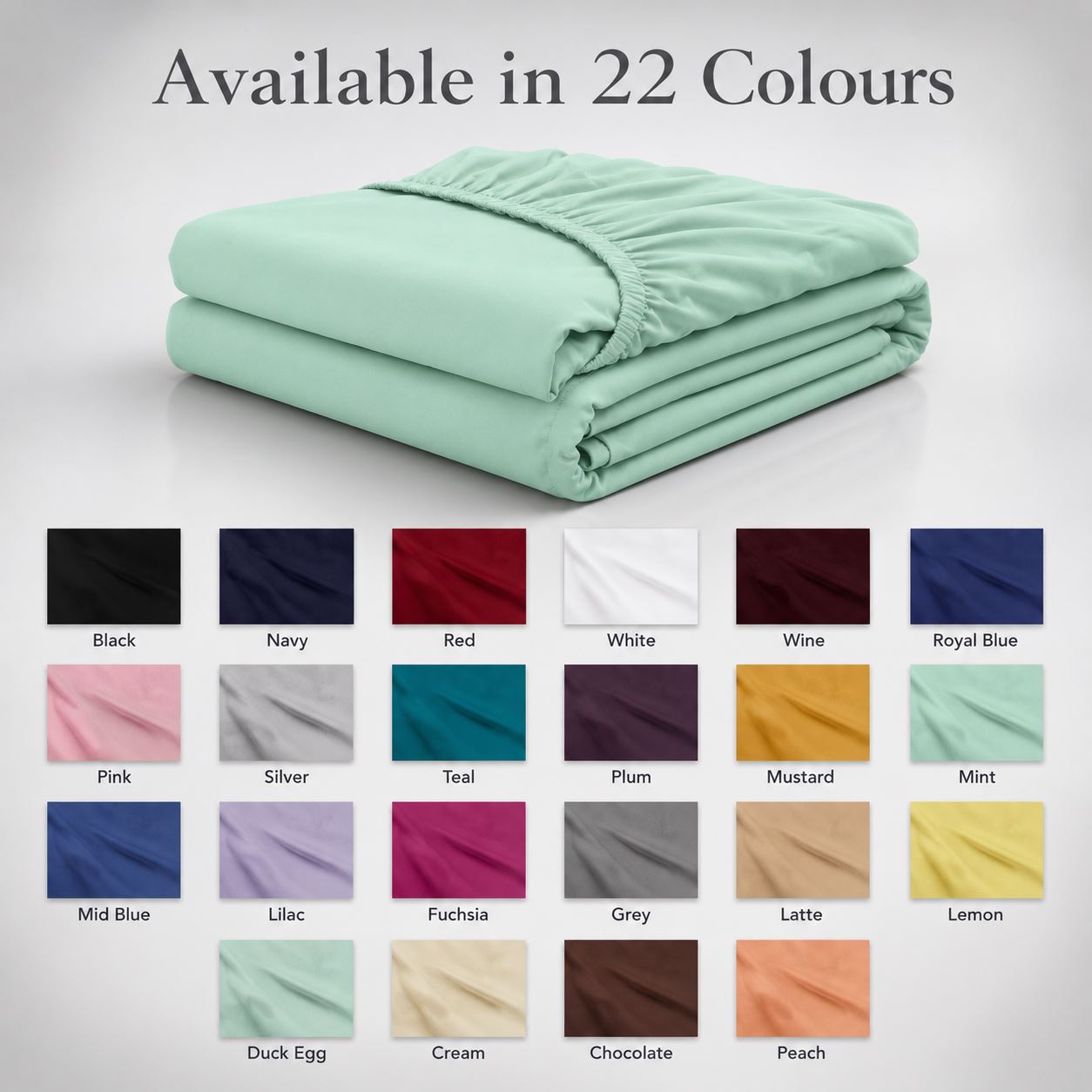 Night Zone Easy-care extra deep fitted sheets
