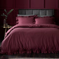 Appletree Hygge Cassia Frill 100% Cotton Duvet Cover Set