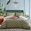 Furn Curious Deco Palm Easy Care Reversible Duvet Cover Set