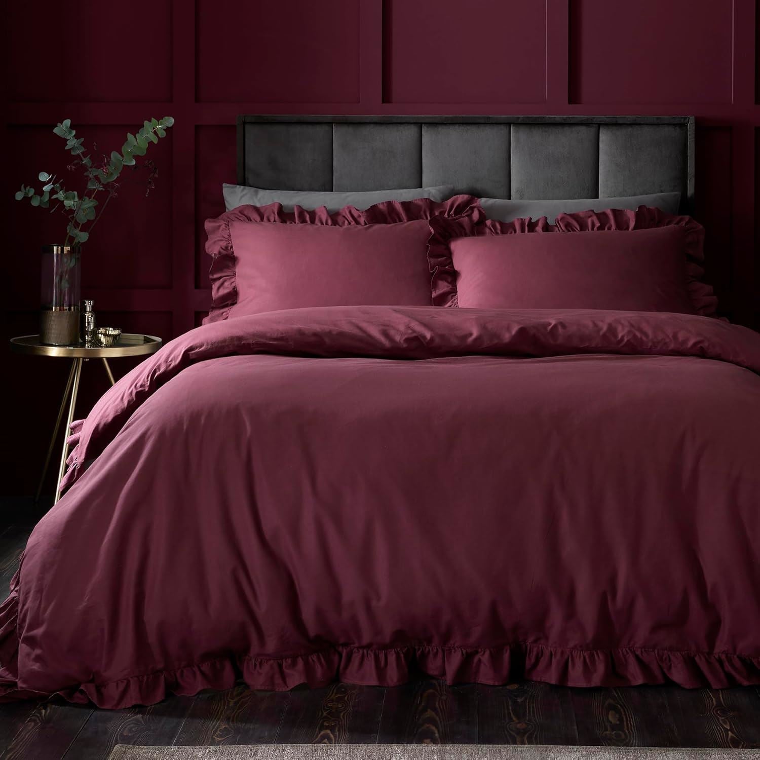 Appletree Hygge Cassia Frill 100% Cotton Duvet Cover Set