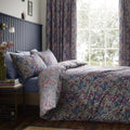 Dreams & Drapes Design Harriet Ogee Print 100% Cotton Reversible Duvet Cover Set