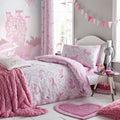 Catherine Lansfield Folk Unicorn Easy Care Duvet Cover Set