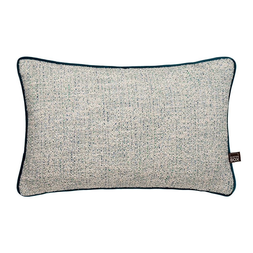 Scatter Box Leah Textured Woven Feather Filled Piped Edge Cushion