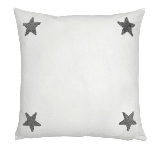 Appletree Tufted Star 100% Cotton Embroidered Filled Cushion