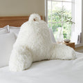 Catherine Lansfield Cuddly Deep Pile Faux Fur High Back Cuddle Cushion Back