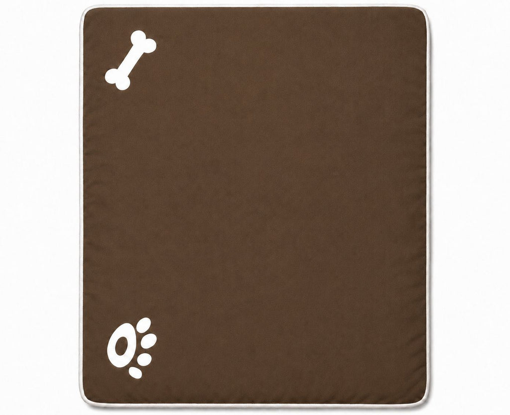 Night Zone Super Soft Bone & Paw Pet Bed Mat