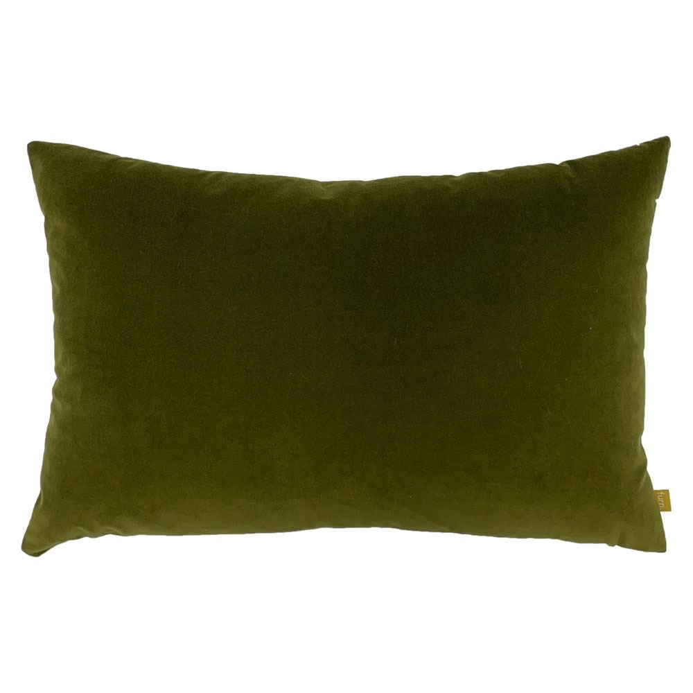 Furn Contra Geometric Texture Velvet Cushion Cover