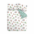 Catherine Lansfield Snowy Penguin 100% Brushed Cotton Reversible Duvet Cover Set