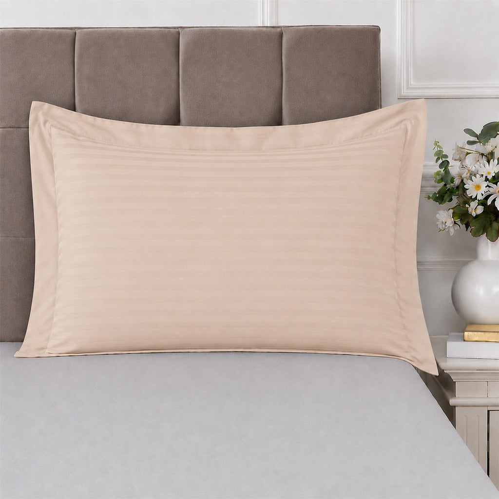 Night Zone Satin Stripe 100% Cotton 250 Thread Count Oxford Pillow Case