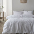 Bianca Matelass� Jacquard Leaves 100% Cotton 200 Thread Count Duvet Cover Set