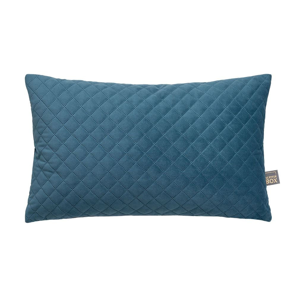 Scatter Box Erin Diamond Geometric Quilted Feather Filled Cushion