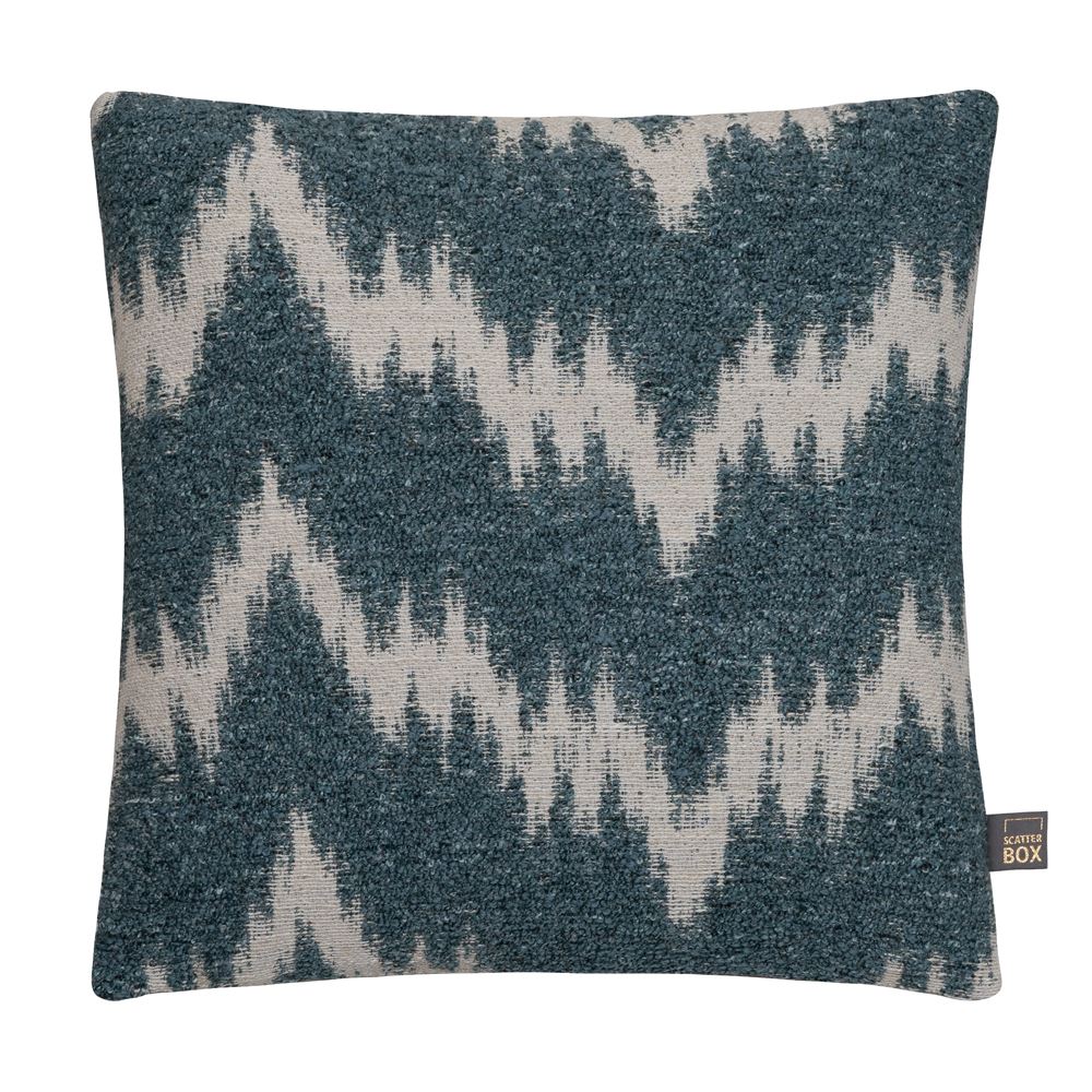 Scatter Box Oscar Abstract Woven Textured Feather Filled Cushion