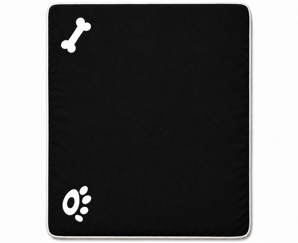 Night Zone Super Soft Bone & Paw Pet Bed Mat