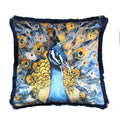 Scatter Box Quinn Velour Feather Filled Fringed Cushion