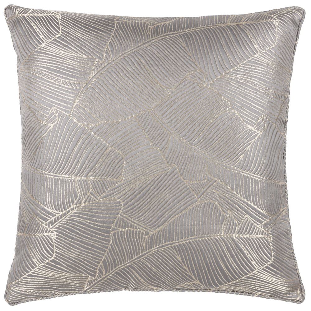 Wylder Seymour Golden Thread Embroidered Piped Edge Cushion Cover