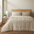 Catherine Lansfield Cosy Cord Coverless 6.5 Tog 200x220cm Comforter Duvet Natural