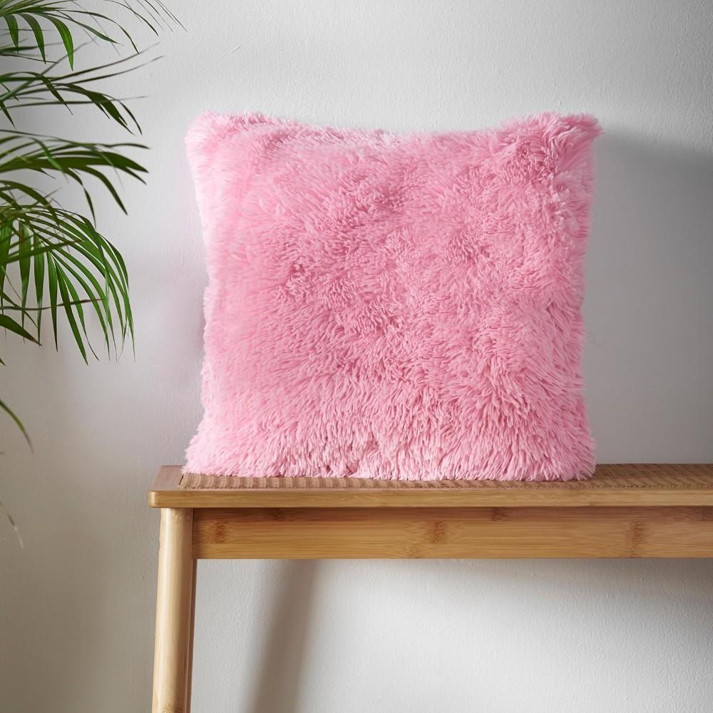 Catherine Lansfield Cuddly Deep Pile Faux Fur 45x45cm Cushion