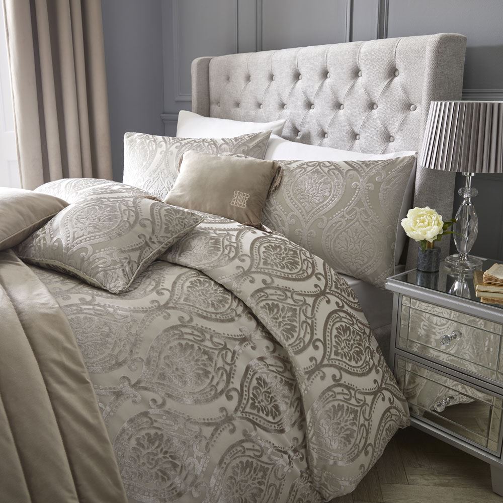 Laurence Llewelyn Bowen Marquessa Damask Jacquard Filled Cushion