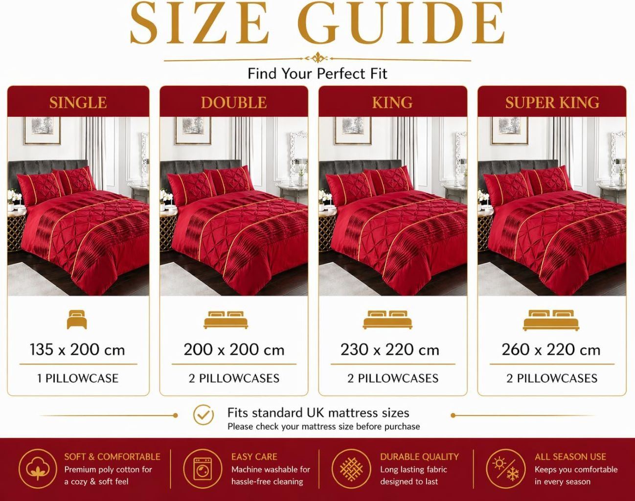 Night Zone Elegant Eleanor Duvet Cover Set