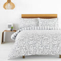 Furn Skandi Woodland Print Reversible 100% Brushed Cotton Duvet Cover Set