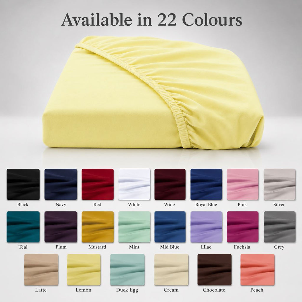 Night Zone Easy-care extra deep fitted sheets