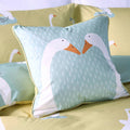 Fusion Puddles The Duck Print Piped Edge Cushion Cover