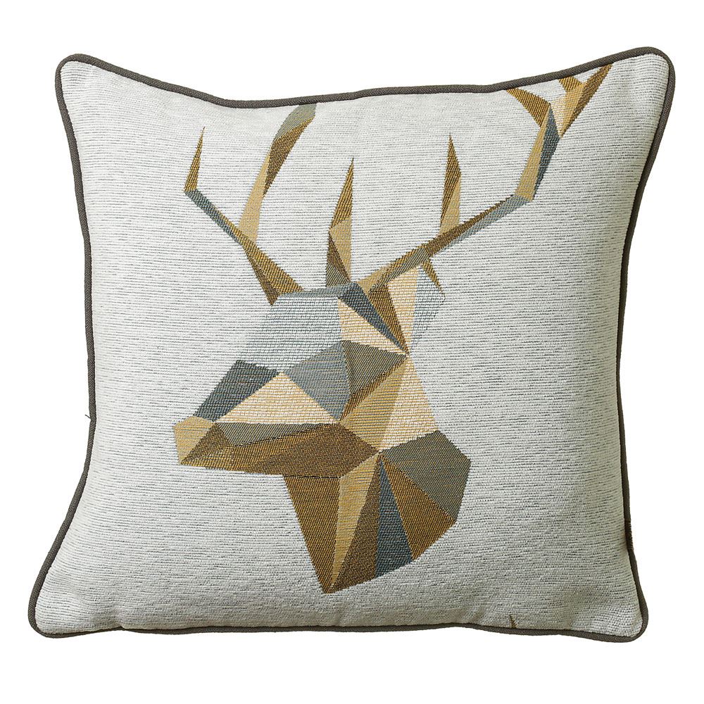 Scatter Box Norse Woven Jacquard Piped Feather Filled Cushion