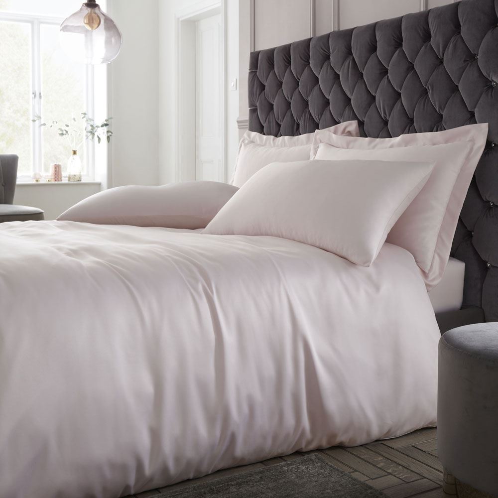 Catherine Lansfield Silky Soft Satin Duvet Cover Set