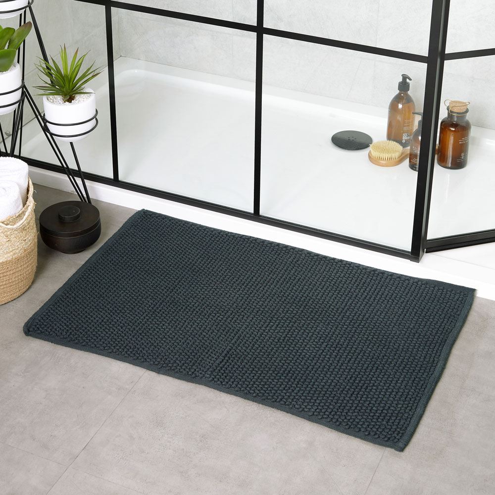 The Linen Yard Loft 100% Combed Cotton Bath Mat
