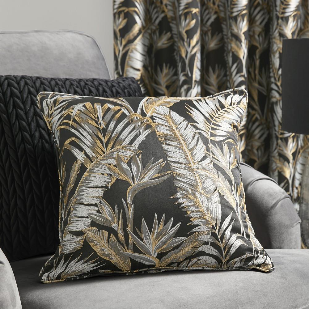 Laurence Llewelyn Bowen Paradise Palm Jacquard Piped Edge Cushion Cover