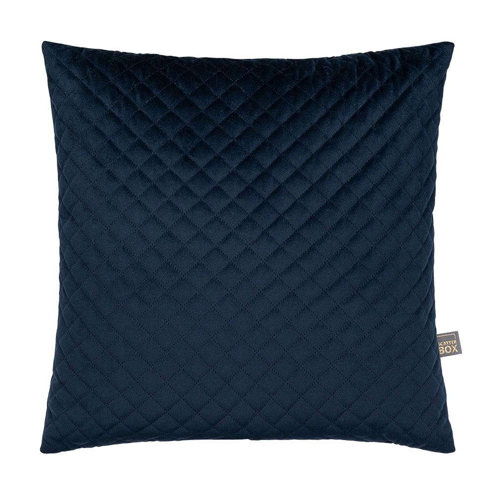 Scatter Box Erin Diamond Geometric Quilted Feather Filled Cushion