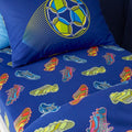 Catherine Lansfield Bright Football Double Fitted Sheet