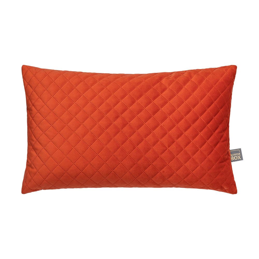 Scatter Box Erin Diamond Geometric Quilted Feather Filled Cushion