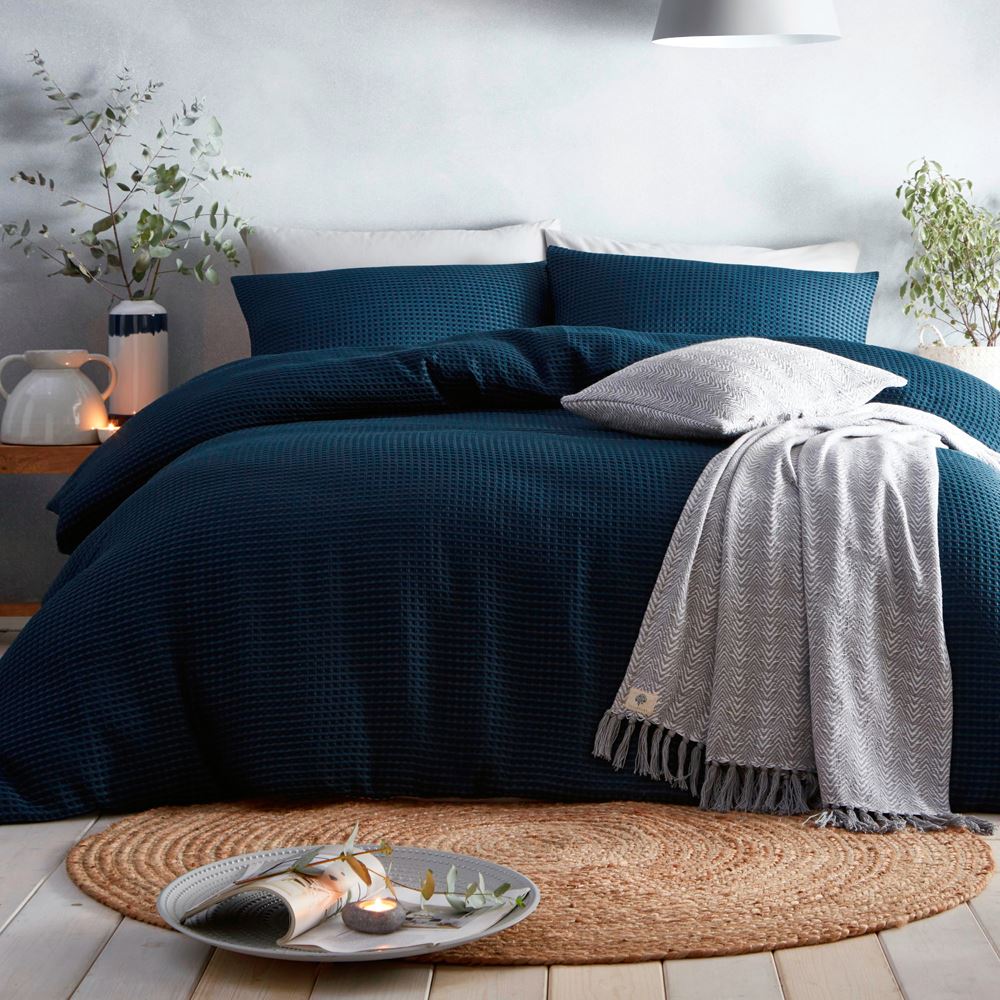 Appletree Loft Westport Waffle Weave Textured Duvet Cover Set